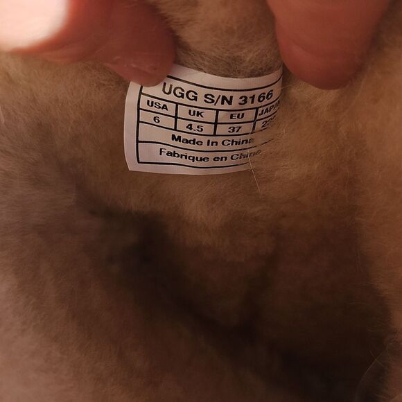 UGG Women's Cream Furry Boots - Picture 5 of 8